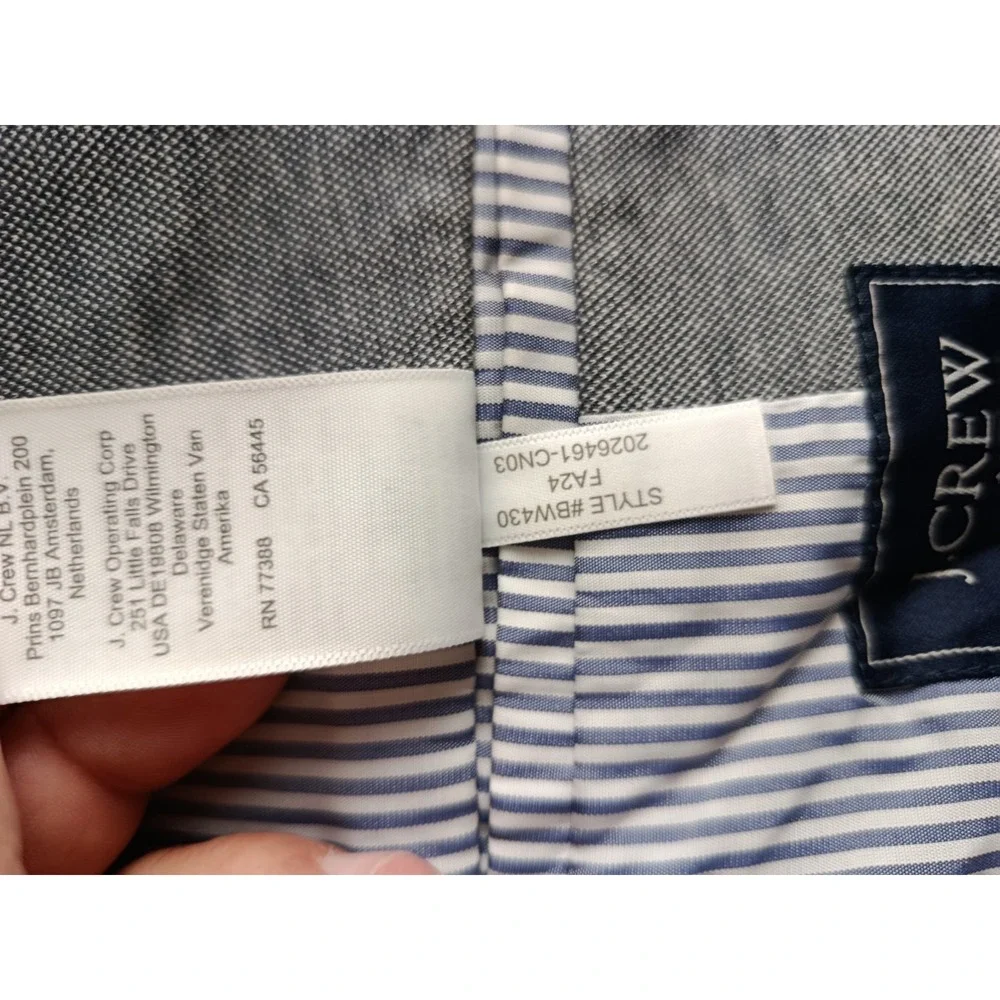 J. Crew Thompson Performance Blazer Mens 44 R Blue Stretch Teacher